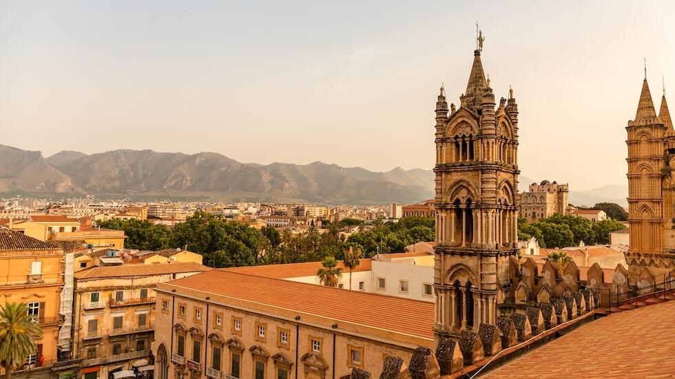 Rooftops of Palermo, Sicily