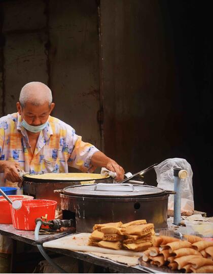 Street food stall, Kuala Lumpur, Malaysia