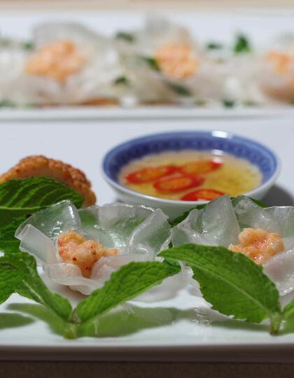 White rose dumplings, Morning Glory