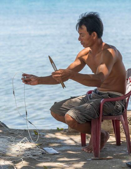 Fisherman, Cham Islands