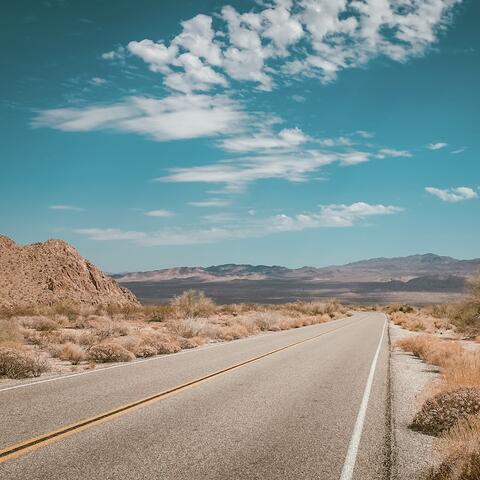 The Route 66 highway in Arizona