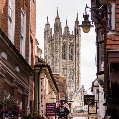 Take a spiritual stroll to Canterbury cathedral, in Kent