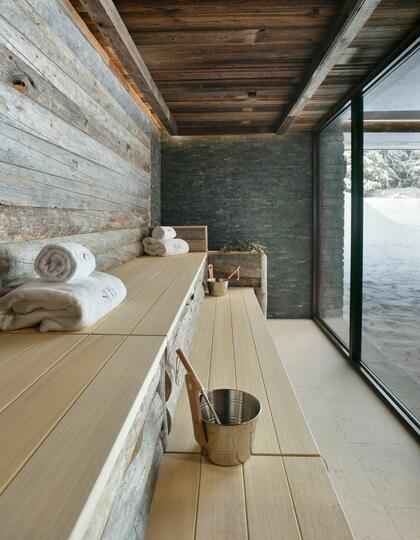 Cheval Blanc, Sauna