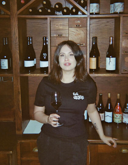 Founder of Dalston Wine Club, Hannah Crosbie