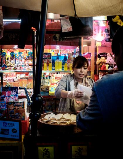 Nagasaki, Japan Street Stall