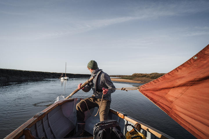 Sailing in Norfolk, UK