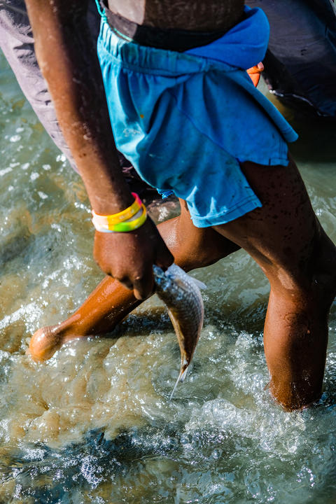 A fisherman in Sine Saloum Delta, Senegal