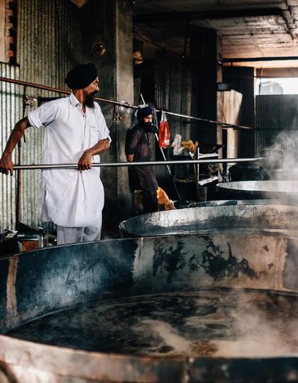 Temple Kitchen, India