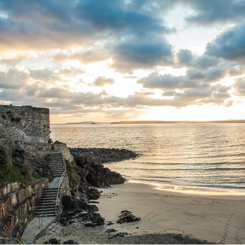 Bamaluz Beach, Cornwall, UK