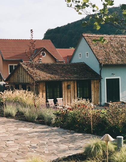 Buildings at Bethlen Estates in Romania